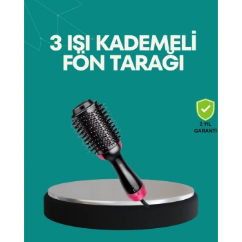 Kurutmalı Saç Şekillendirici Fönlü Fırça 1200 Watt Güç