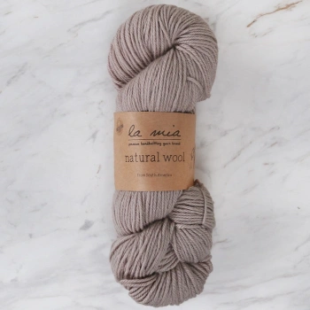 La Mia Natural Wool Bej El Örgü İpi - H3 - 33605
