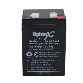 Lightex Lt-44 4v 4.0ah Işıldak Fener Aküsü