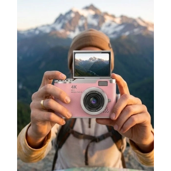 Lk007 Fotoğraf Makinesi Pembe