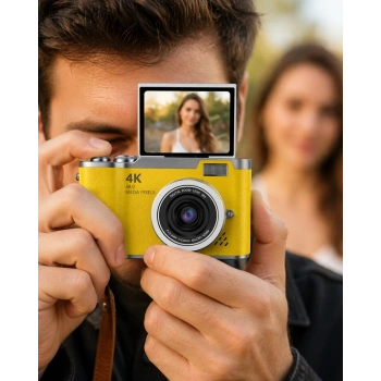 Lk007 Fotoğraf Makinesi Sarı