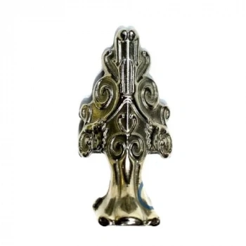 Lükens Sandık Ayağı, Kutu Ayak 4 Cm - Nikel, 50 Adet