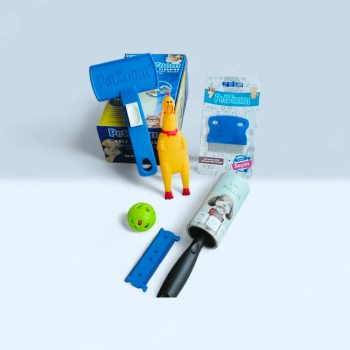 Lüks Basmalı Tarak Tüy Kesme Aparatı Çıglık Atan Ördek Oyun Topu 60 Yaprak Tüy Toplama Rulosu Pire Tarağı Seti