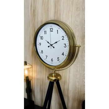 Luxury Gold Tripod Ayaklı Saat