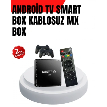 M8pro 2gb Ram + 64gb Retro Oyunlu Tv Box