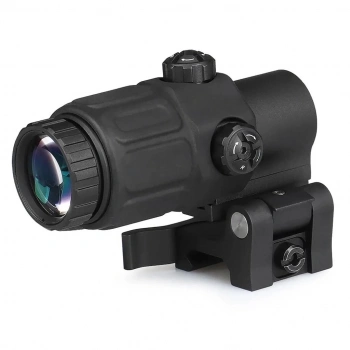 Magnifier 5x Yakınlaştırmalı Dürbün  22mm Ray Uyumlu, Katlanır Yaylı Ayaklı
