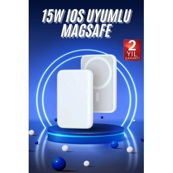 Magsafe Battery Pack Powerbank Kablosuz Şarj 5.000 Mah