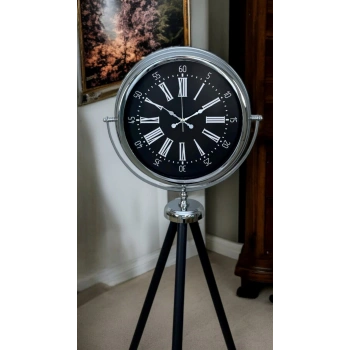 Majestic Krom Tripod Ayaklı Saat
