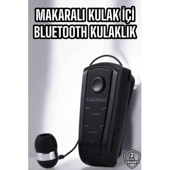 Makaralı Bluetooth Kulaklık Çağrı Cevaplama Kablolu Uzun Pil Ömrü