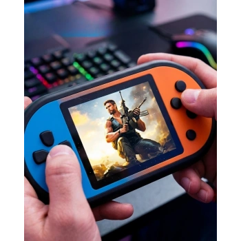 Mario Oyunlu Mini El Konsolu Yüksek Çözünürlüklü Retro Oyun Cihazı