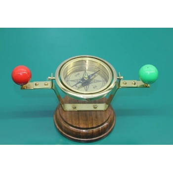 Masa Üstü Pirinç Filika Pusulası 2346