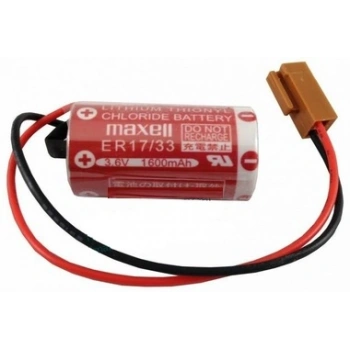 Maxell Er17/33 3.6V 2/3A Size Lithium Pil  Kahverengi Soket (599)