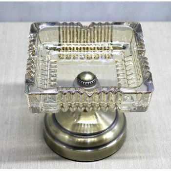 Metal Ayaklı Cam Küllük Alk4878