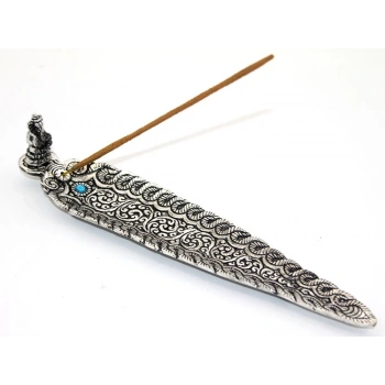 Metal Kayık Ganeşa Tütsülük  Ksk2199