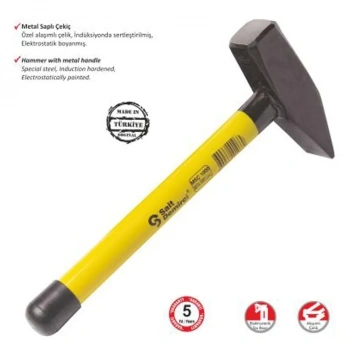 Metal Saplı Çekiç 1000 Gr