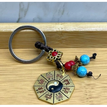 Metal Yin Yang Anahtarlık Alk4454