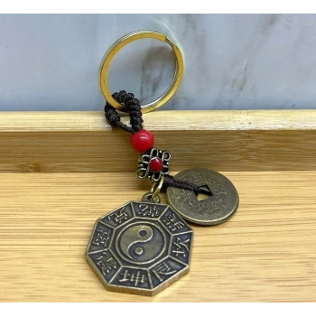 Metal Yin Yang Anahtarlık Alk4457