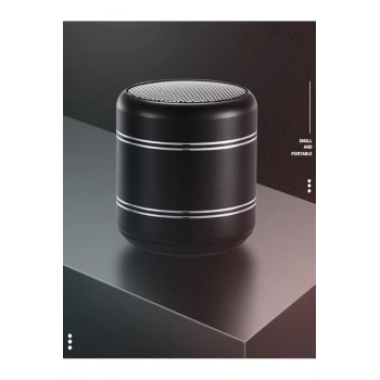 Mini Alüminyum Tws Kablosuz Bluetooth Hoparlör – Yuvarlak Metal Tasarım, Yüksek Bas Ve Taşınabilir Özellikler