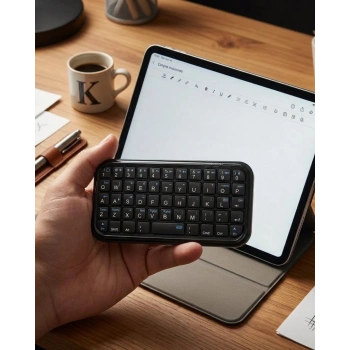 Mini Bluetooth Klavye Kablosuz Taşınabilir Cep Boyutu Klavye