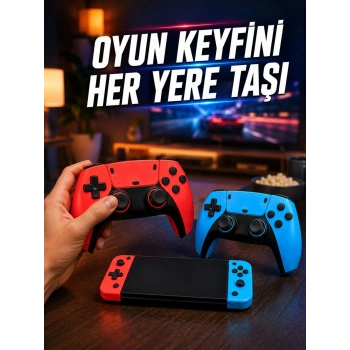 Mini Oyun Konsolu Çift Kablosuz Kontrolcü Hdmı Bağlantılı Oyun Cihazı