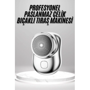 Mini Sıfır Sakal Yanak Tıraş Makinesi Usb Şarjlı Sıfır Sakal Taşınabilir Korumalı