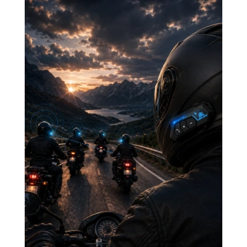 Motosiklet Kaskı İçin Bluetooth Kulaklık Hands Free Çağrı Özellikli