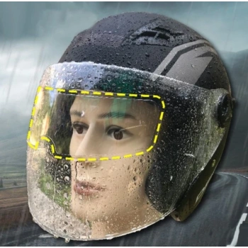 Motosıklet  Kaskı İçın Yağmur Kaydırıcı