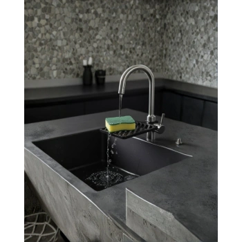 Musluğa Monte Sünger Organizeri Hijyenik Drenajlı Pratik Tasarım