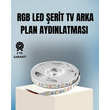 Müzikle Senkronize Led Şerit Tv Aydınlatma