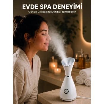 Nano İyonik Buhar Cihazı Tek Tuşla Kullanım Yüz Bakım Makinesi