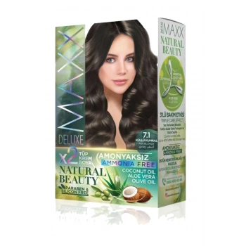 Natural Beauty Amonyaksız Saç Boyası 7.1 Küllü Kumral (599)