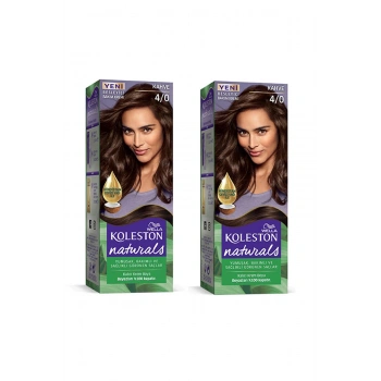 Naturals Saç Boyası Kahve 4/0 2X Paket (599)