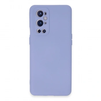 One Plus 9 Pro Kılıf Nano İçi Kadife Silikon - Lila
