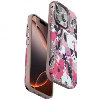 Onegif Apple İphone 14 Pro Max Flower Series Magsafe Kapak - Pembe