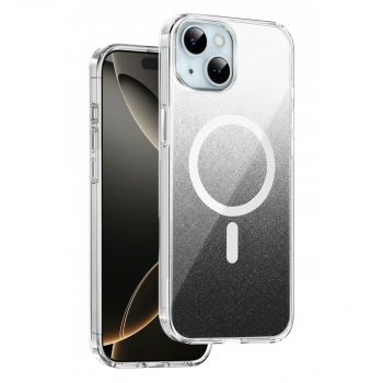 Onegif Apple İphone 15 Sora Simli Magsafe Kapak - Siyah