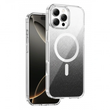 Onegif Apple İphone 16 Pro Max Sora Simli Magsafe Kapak - Siyah