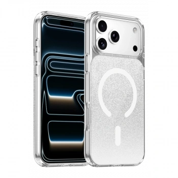 Onegif Apple İphone 17 Pro Sora Simli Magsafe Kapak - Beyaz