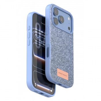 Onegif Apple İphone 18 Pro Bright Simli Kapak - Mavi