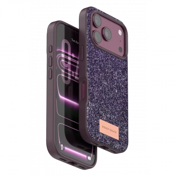 Onegif Apple İphone 18 Pro Max Bright Simli Kapak - Bordo