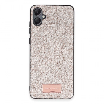 Onegif Samsung Galaxy A05 Bright Simli Kapak - Gold