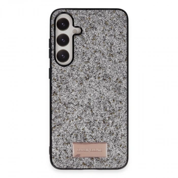 Onegif Samsung Galaxy A05s Bright Simli Kapak - Gümüş