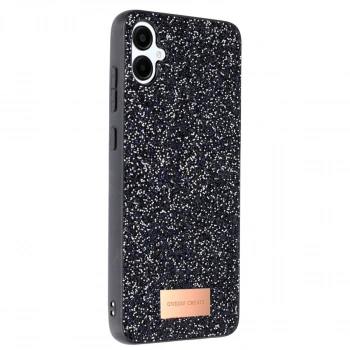 Onegif Samsung Galaxy A06 Bright Simli Kapak - Siyah