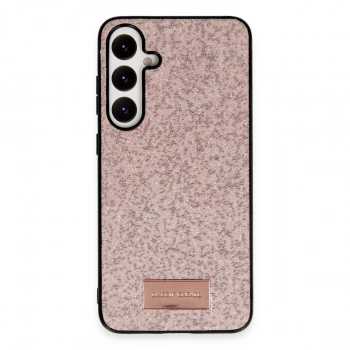 Onegif Samsung Galaxy A25 5g Bright Simli Kapak - Pembe