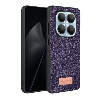 Onegif Xiaomi Redmi Note 15 Pro 5g Bright Simli Kapak - Derin Mor