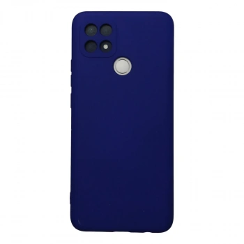 Oppo A15 Kılıf Nano İçi Kadife Silikon - Lacivert