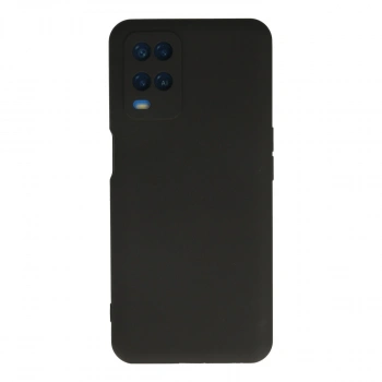 Oppo A54 4g Kılıf Nano İçi Kadife Silikon - Siyah