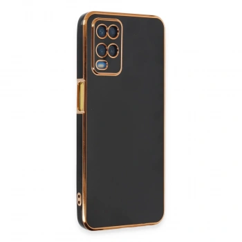 Oppo A54 4g Kılıf Volet Silikon - Siyah