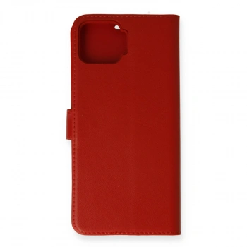 Oppo A73 Kılıf Trend S Plus Kapaklı Kılıf - Kırmızı