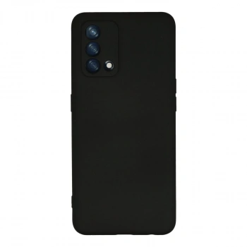 Oppo A74 4g Kılıf Nano İçi Kadife Silikon - Siyah