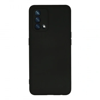 Oppo A74 4g Kılıf Nano İçi Kadife Silikon - Siyah